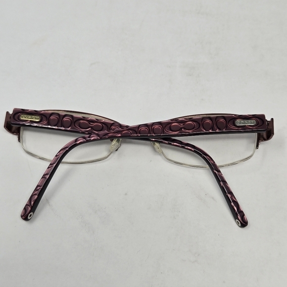 COACH EYEGLASSES SET OF 2 SUZANNA 246 STYLE TAN & BORDEAUX CLASSIC CC  50-17-135 main image 6